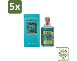 5 x 4711 - Molanus Fles - Grootverpakking - 4711 Original - Molanus - Frisheid - Ontspanning Eau de Cologne