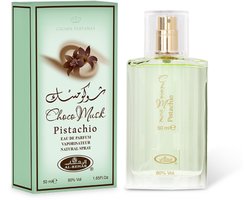 Choco Musk Pistache - Zoet Oosters Parfum met Pistache, Cacao, Vanille & Amber - , Langdurig - Perfect als Cadeau met Kajal Sticker Eau de Parfum