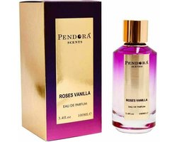 Pendora Scents Roses Vanilla - Zoete Bloemige Vanillegeur | Luxueus, Sensueel & Romantisch Eau de Parfum