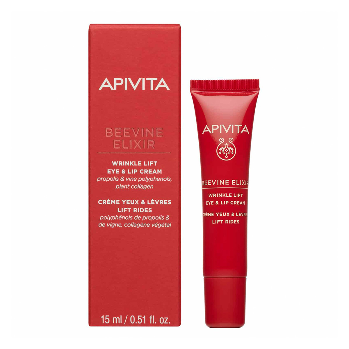 Beevine Elixir Wrinkle Lift Eye & Lip Santorini Vine Polyphenols Crème